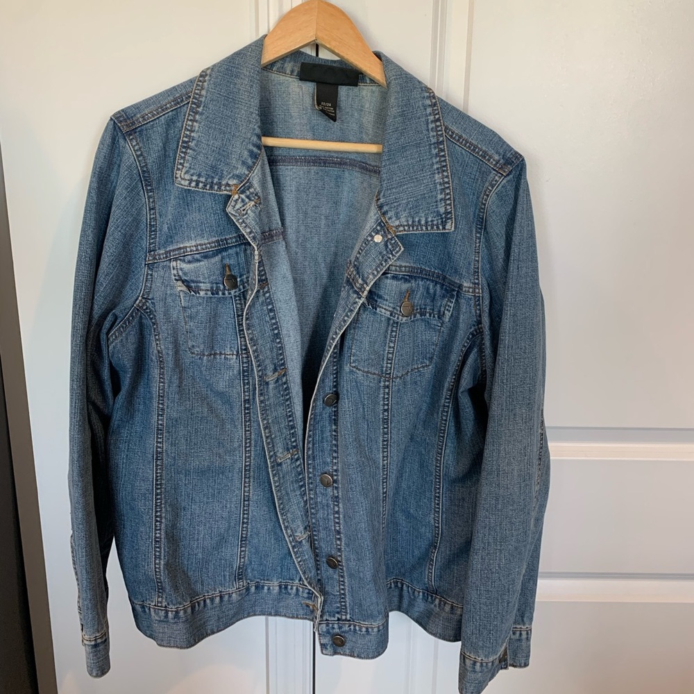 Jean jacket, 22/24, womens